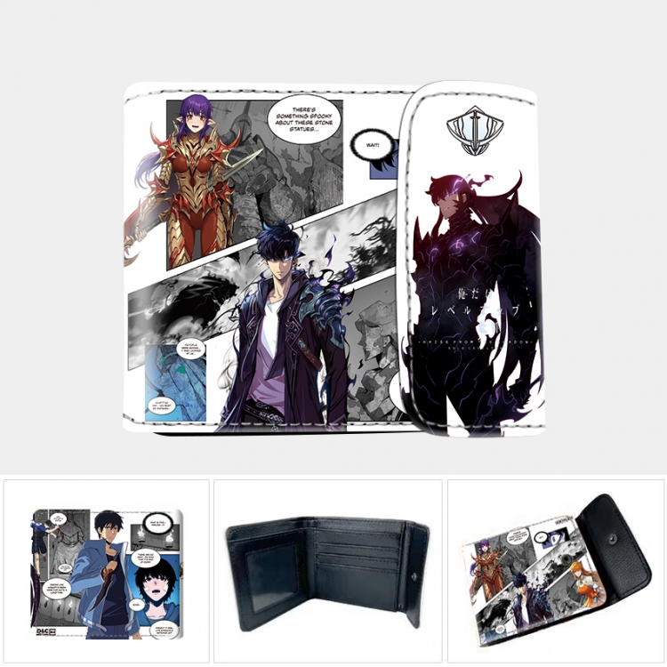 Solo Leveling:Arise Horizontal concealed wallet short wallet 12x10x2CM