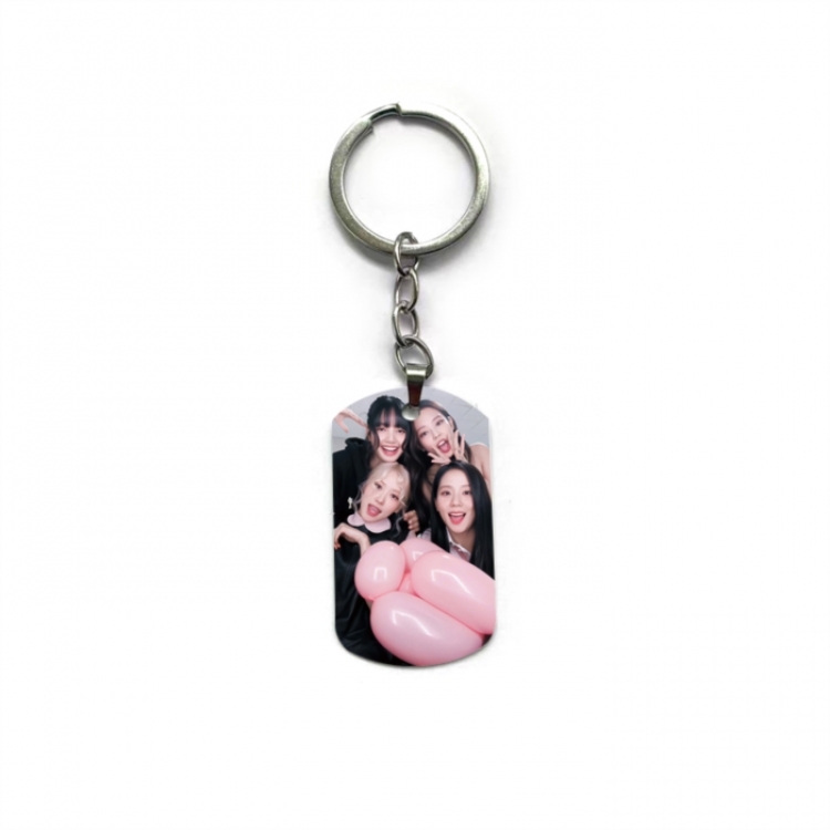 BLACK PINK Anime double-sided full-color printed keychain price for 5 pcs