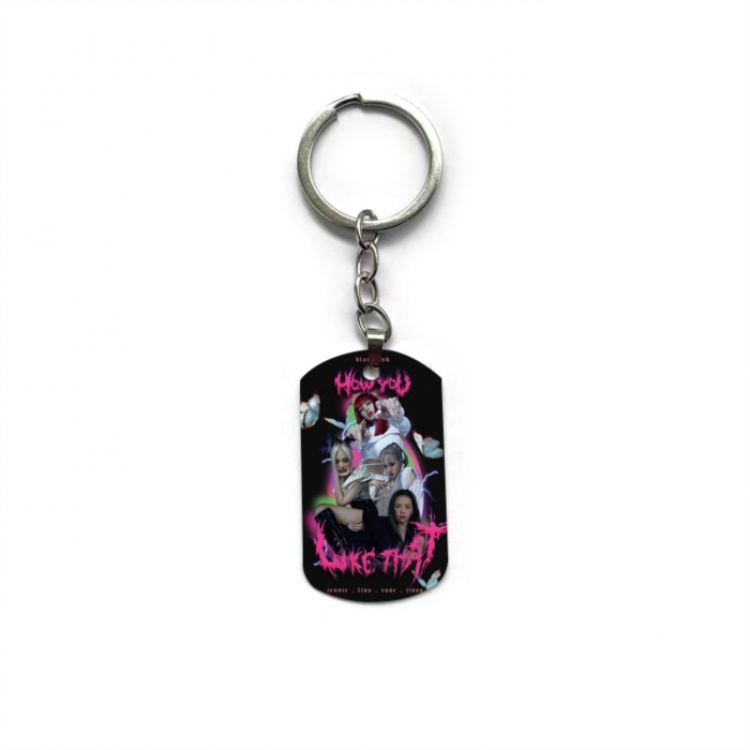 BLACK PINK Anime double-sided full-color printed keychain price for 5 pcs
