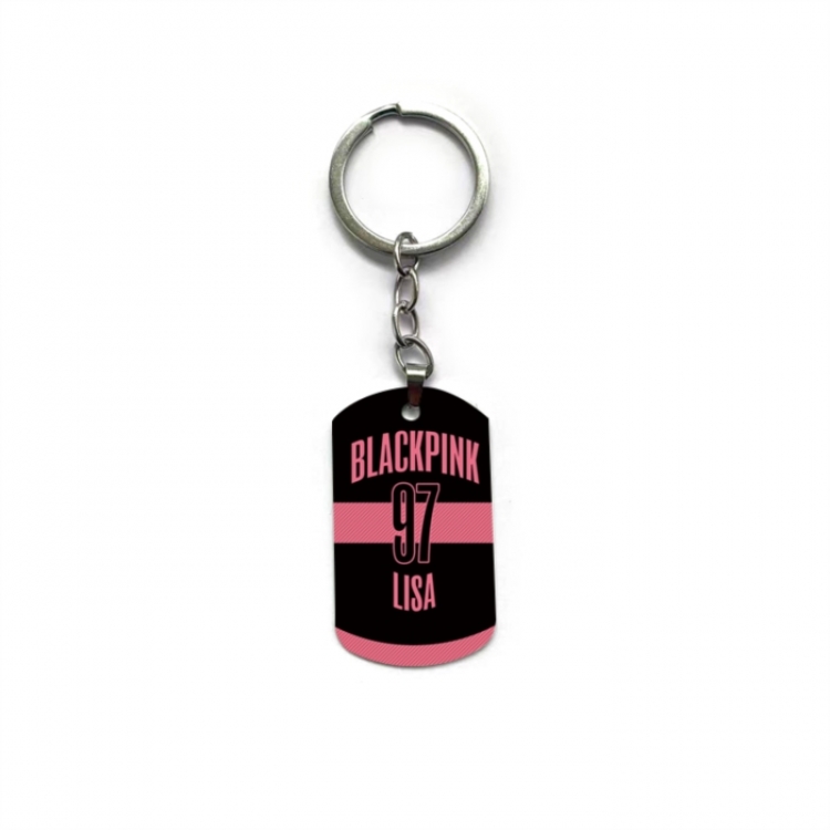 BLACK PINK Anime double-sided full-color printed keychain price for 5 pcs