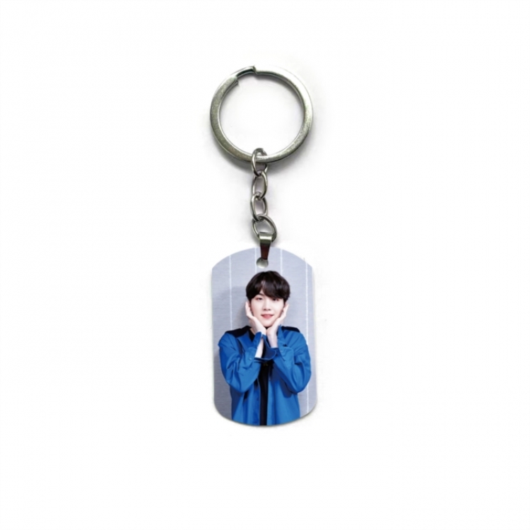 BTS Anime double-sided full-color printed keychain price for 5 pcs