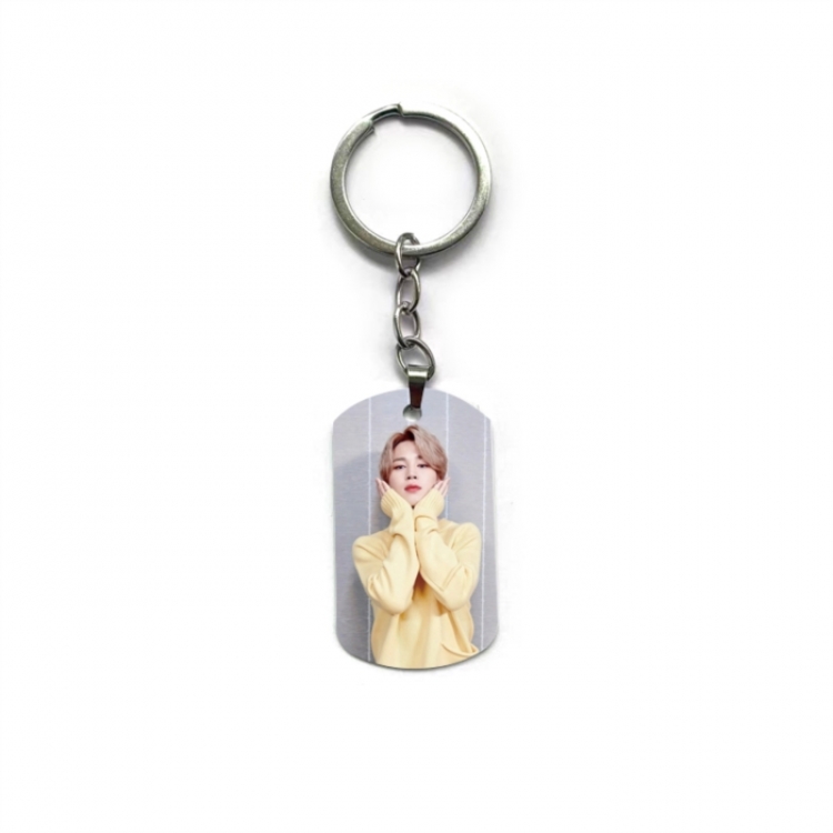BTS Anime double-sided full-color printed keychain price for 5 pcs