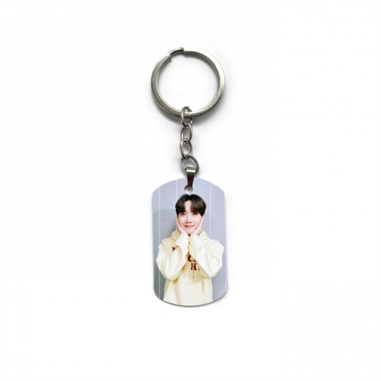 BTS Anime double-sided full-color printed keychain price for 5 pcs