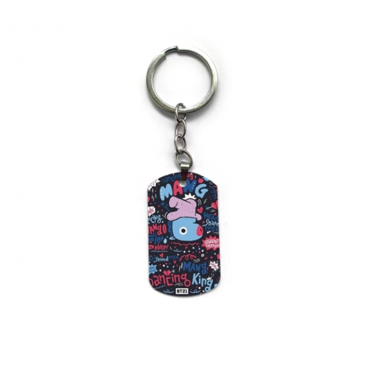 BTS Anime double-sided full-color printed keychain price for 5 pcs