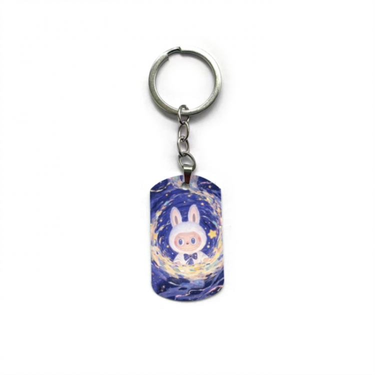 Labubu Anime double-sided full-color printed keychain price for 5 pcs