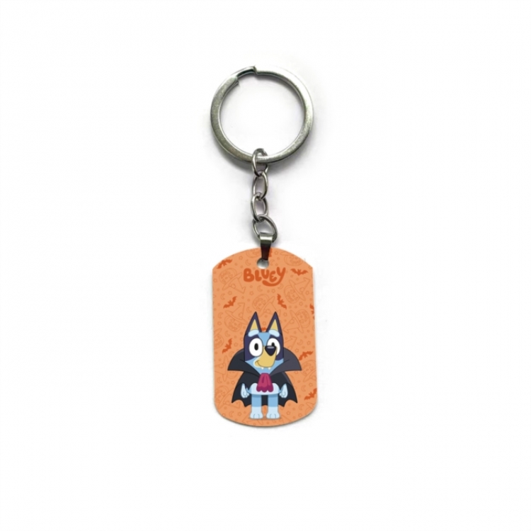 Bluey Anime double-sided full-color printed keychain price for 5 pcs