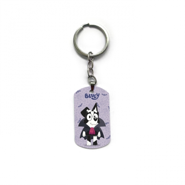 Bluey Anime double-sided full-color printed keychain price for 5 pcs