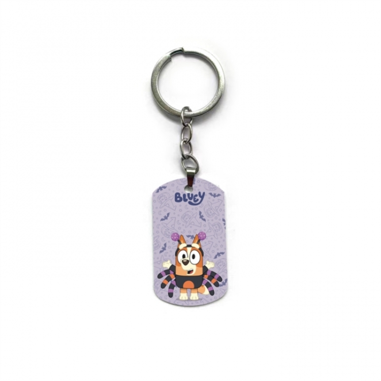 Bluey Anime double-sided full-color printed keychain price for 5 pcs