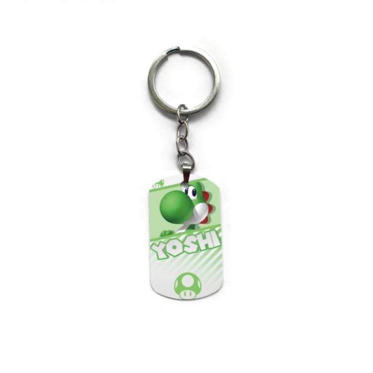 Super Mario Anime double-sided full-color printed keychain price for 5 pcs