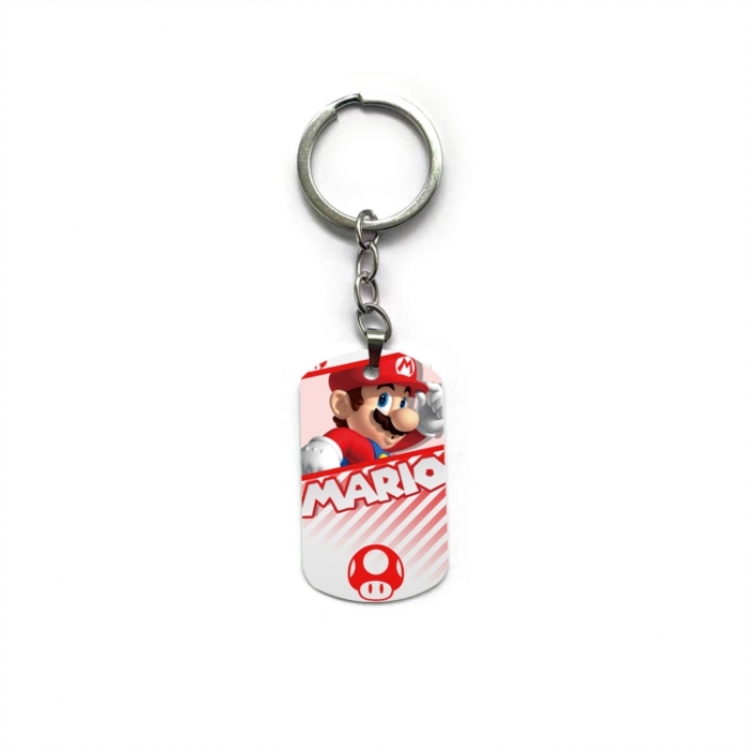 Super Mario Anime double-sided full-color printed keychain price for 5 pcs