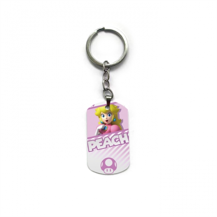 Super Mario Anime double-sided full-color printed keychain price for 5 pcs