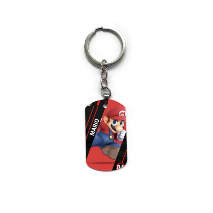Super Mario Anime double-sided full-color printed keychain price for 5 pcs