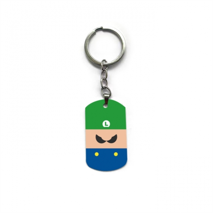 Super Mario Anime double-sided full-color printed keychain price for 5 pcs