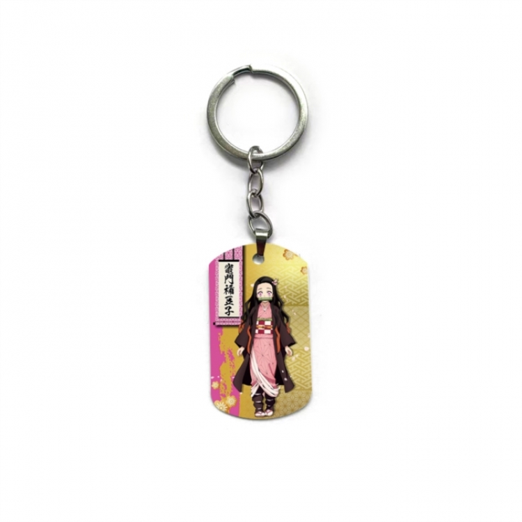 Demon Slayer Kimets Anime double-sided full-color printed keychain price for 5 pcs