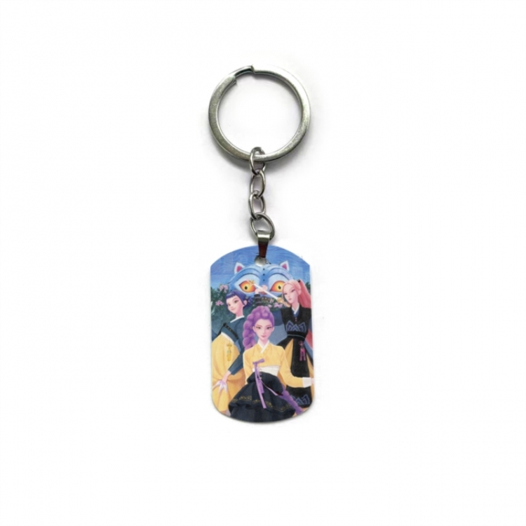 K-Pop Demon Hunters Anime double-sided full-color printed keychain price for 5 pcs