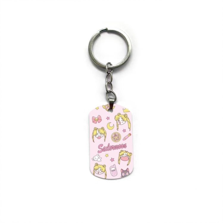 sailormoon Anime double-sided full-color printed keychain price for 5 pcs