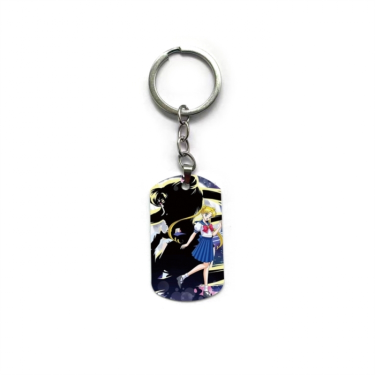 sailormoon Anime double-sided full-color printed keychain price for 5 pcs