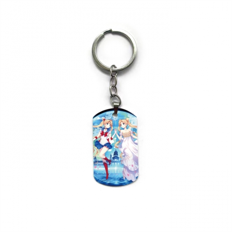 sailormoon Anime double-sided full-color printed keychain price for 5 pcs