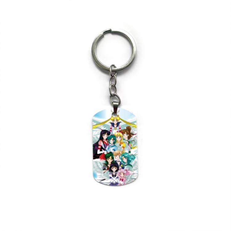 sailormoon Anime double-sided full-color printed keychain price for 5 pcs