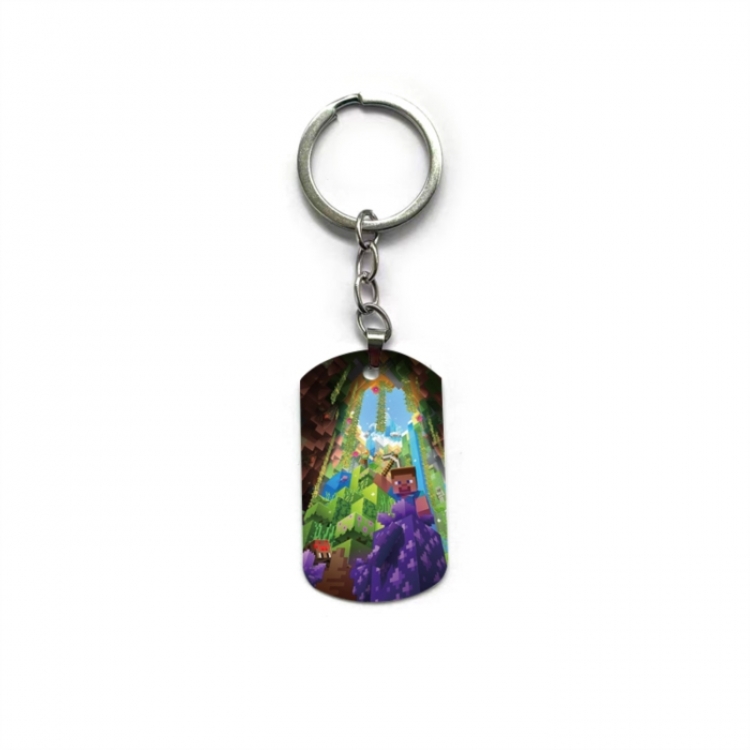Minecraft Anime double-sided full-color printed keychain price for 5 pcs