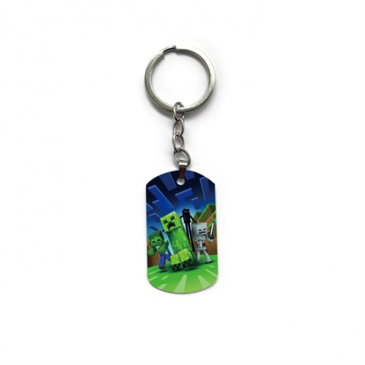 Minecraft Anime double-sided full-color printed keychain price for 5 pcs