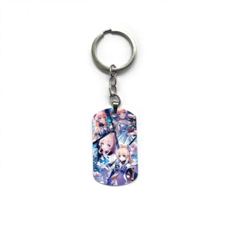 Genshin Impact Anime double-sided full-color printed keychain price for 5 pcs
