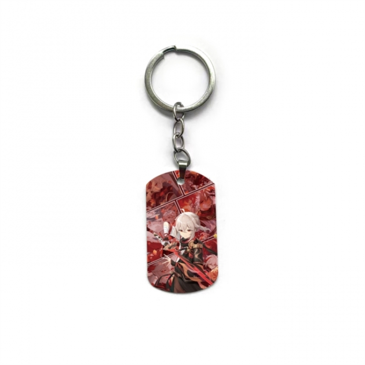 Genshin Impact Anime double-sided full-color printed keychain price for 5 pcs