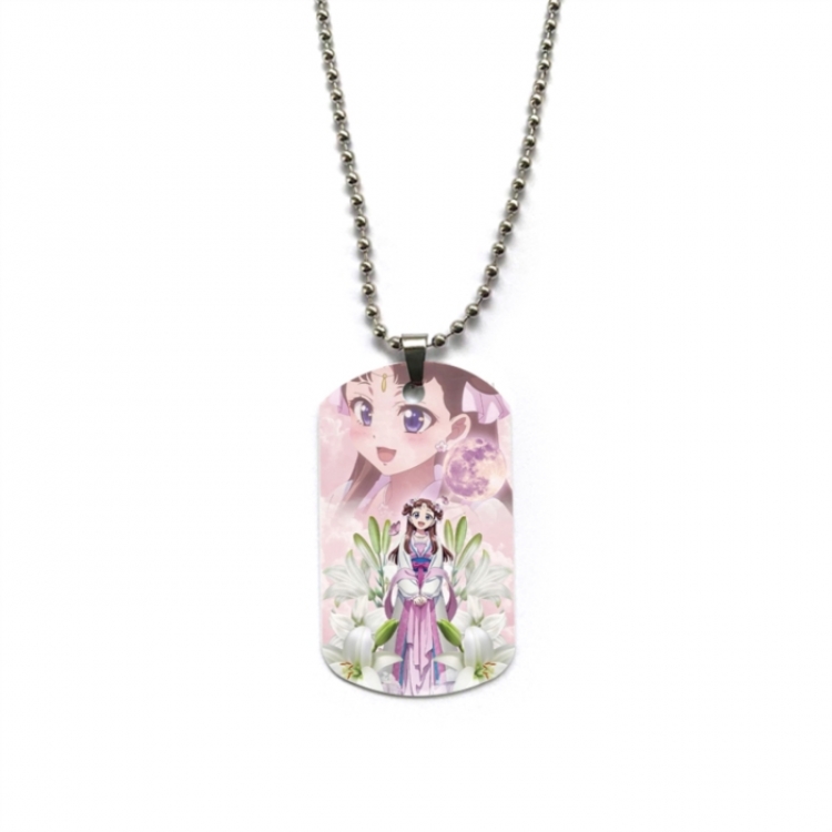 The Apothecary Diaries Anime double-sided full color printed military brand necklace price for 5 pcs