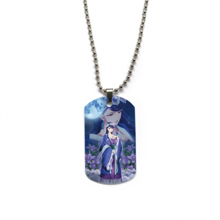 The Apothecary Diaries Anime double-sided full color printed military brand necklace price for 5 pcs