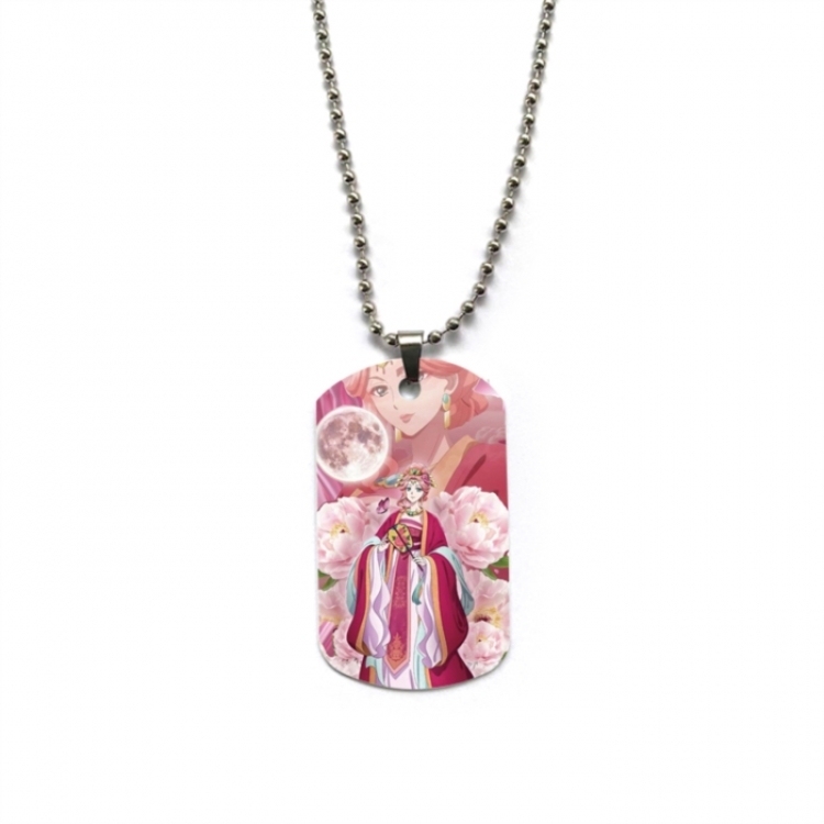 The Apothecary Diaries Anime double-sided full color printed military brand necklace price for 5 pcs