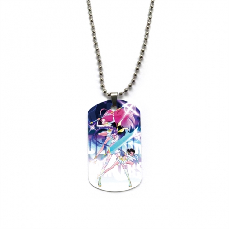 K-Pop Demon Hunters Anime double-sided full color printed military brand necklace price for 5 pcs