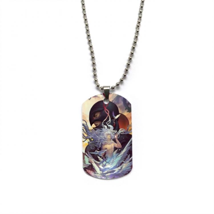 Berserk Anime double-sided full color printed military brand necklace price for 5 pcs