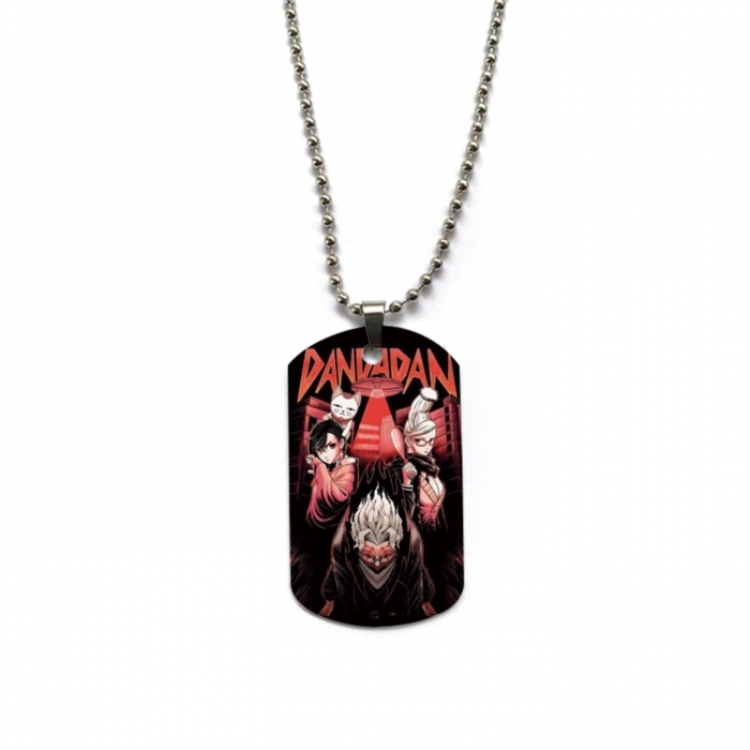 DANDADAN Anime double-sided full color printed military brand necklace price for 5 pcs