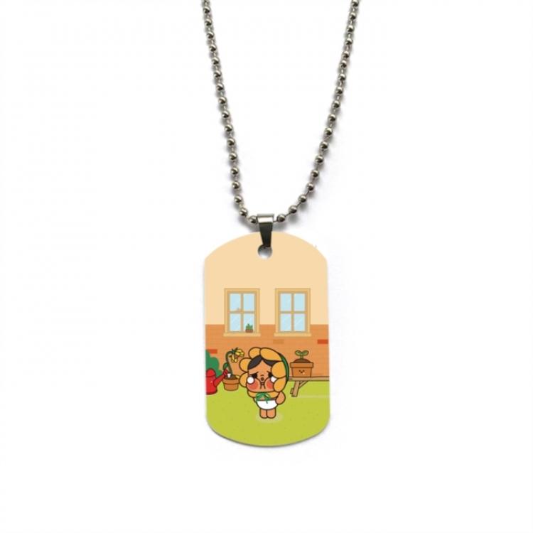 CryBaby Anime double-sided full color printed military brand necklace price for 5 pcs