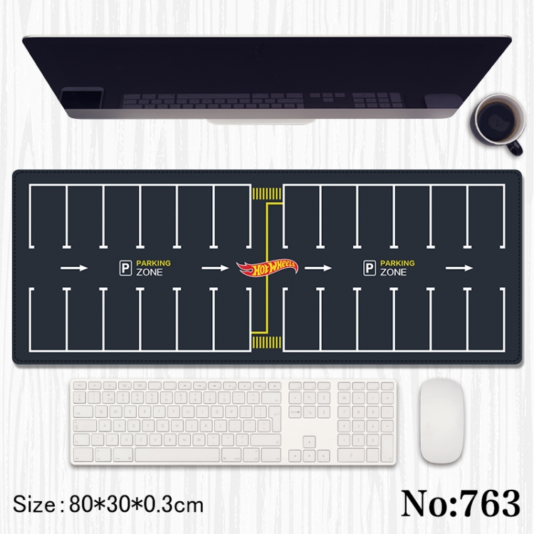 Hot wheels Anime peripheral computer mouse pad office desk pad multifunctional pad 80X30X0.3cm