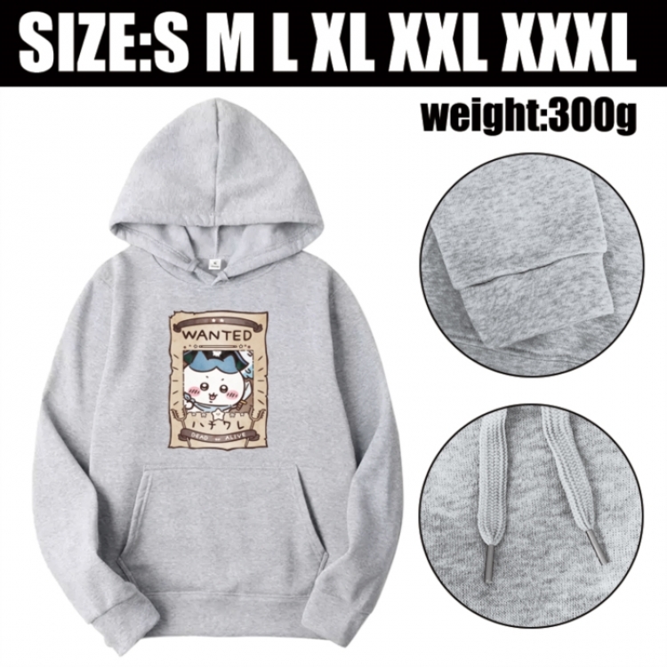 Chiikawa Anime printed hooded sweatshirt top from S to 3XL