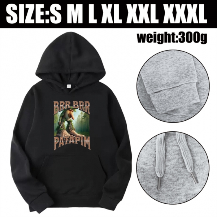 Italian-Brainrot Anime printed hooded sweatshirt top from S to 3XL