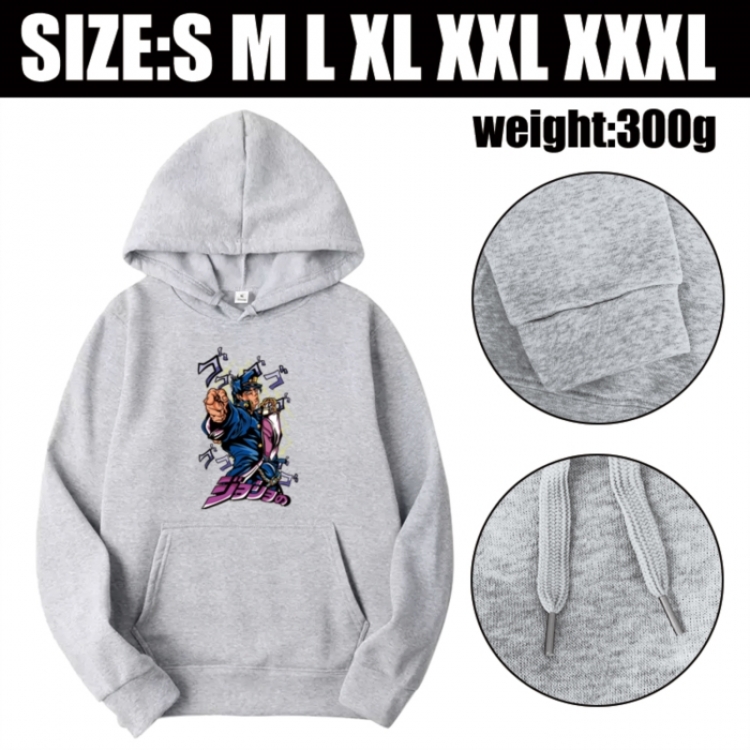 JoJos Bizarre Adventure Anime printed hooded sweatshirt top from S to 3XL