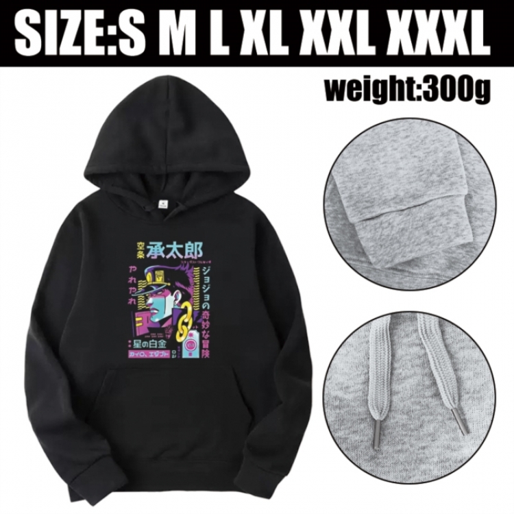 JoJos Bizarre Adventure Anime printed hooded sweatshirt top from S to 3XL