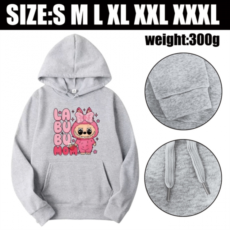 Labubu Anime printed hooded sweatshirt top from S to 3XL