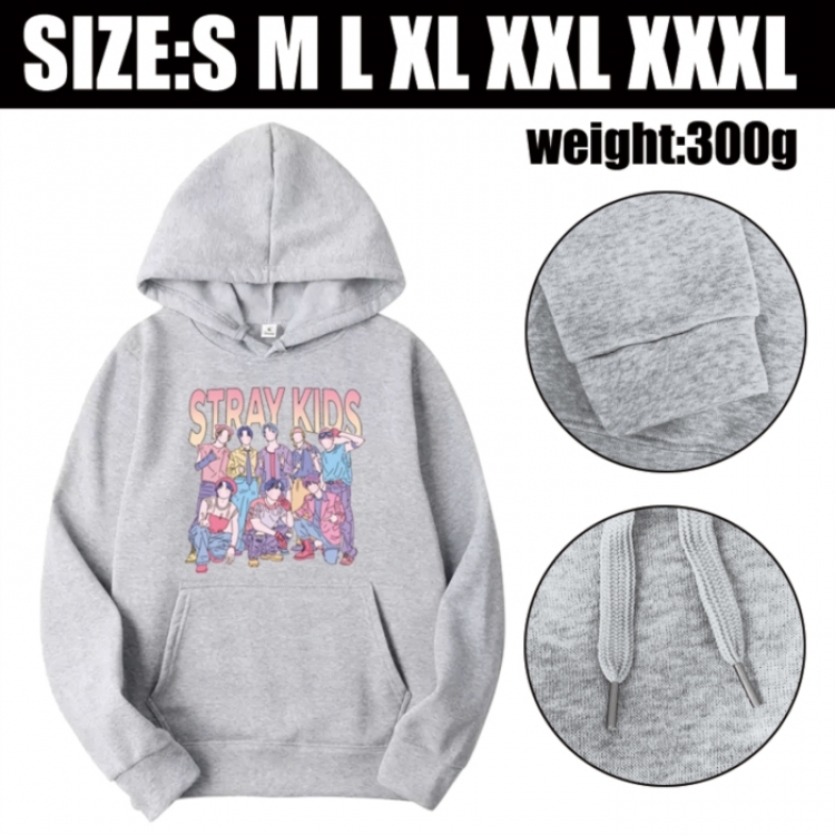 straykids Anime printed hooded sweatshirt top from S to 3XL