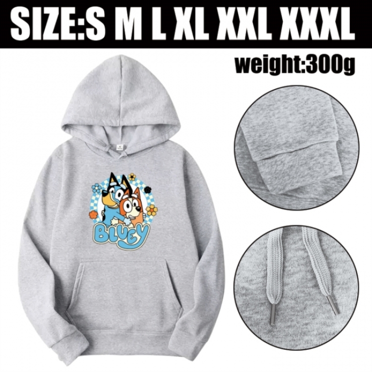 Bluey Anime printed hooded sweatshirt top from S to 3XL