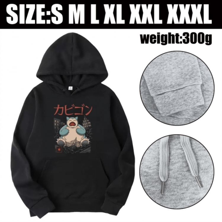 Pokemon Anime printed hooded sweatshirt top from S to 3XL