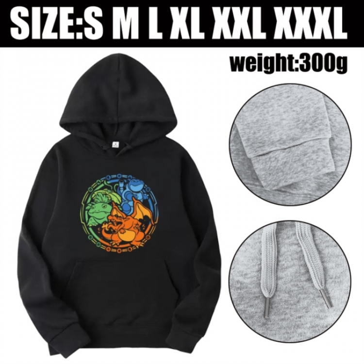 Pokemon Anime printed hooded sweatshirt top from S to 3XL