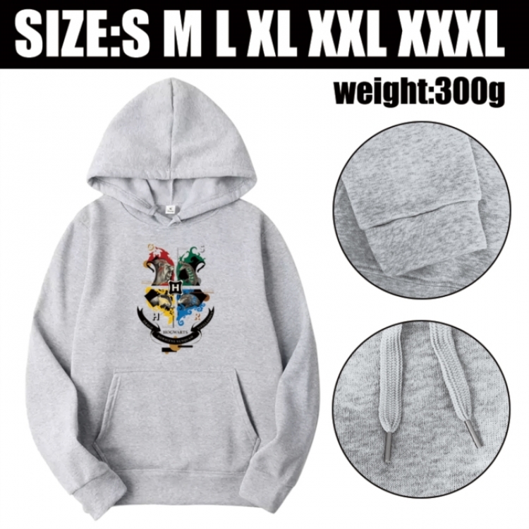 Harry Potter Anime printed hooded sweatshirt top from S to 3XL