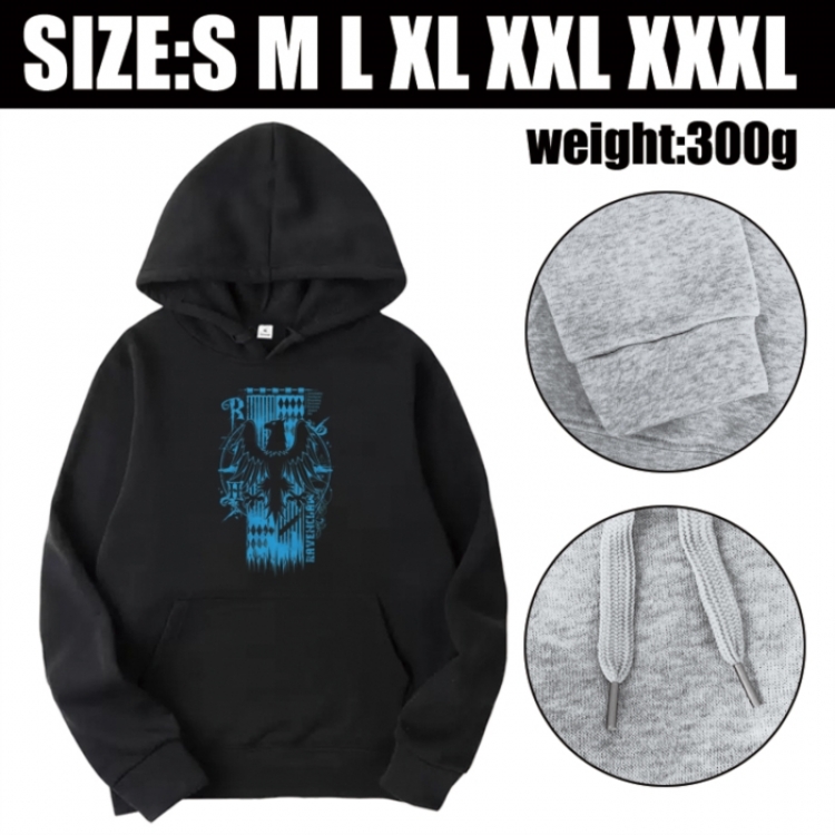 Harry Potter Anime printed hooded sweatshirt top from S to 3XL