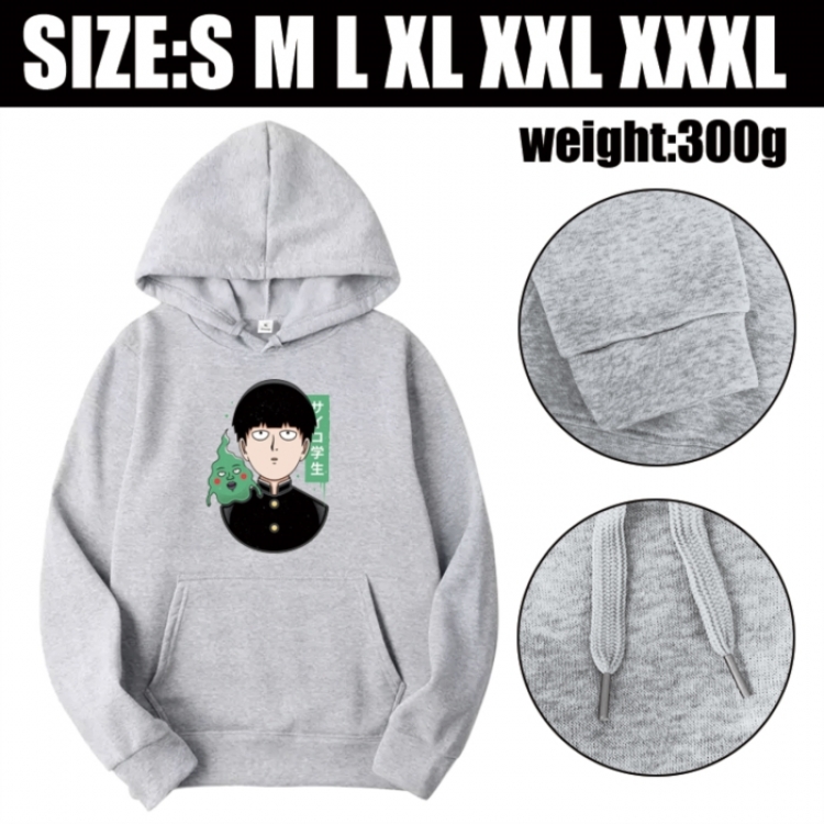 Mob Psycho 100 Anime printed hooded sweatshirt top from S to 3XL