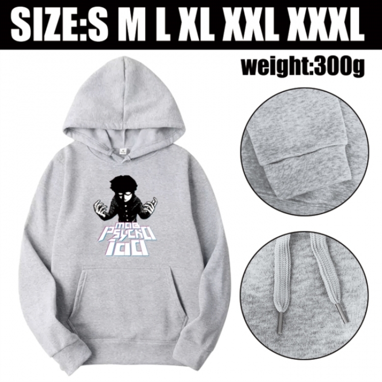 Mob Psycho 100 Anime printed hooded sweatshirt top from S to 3XL