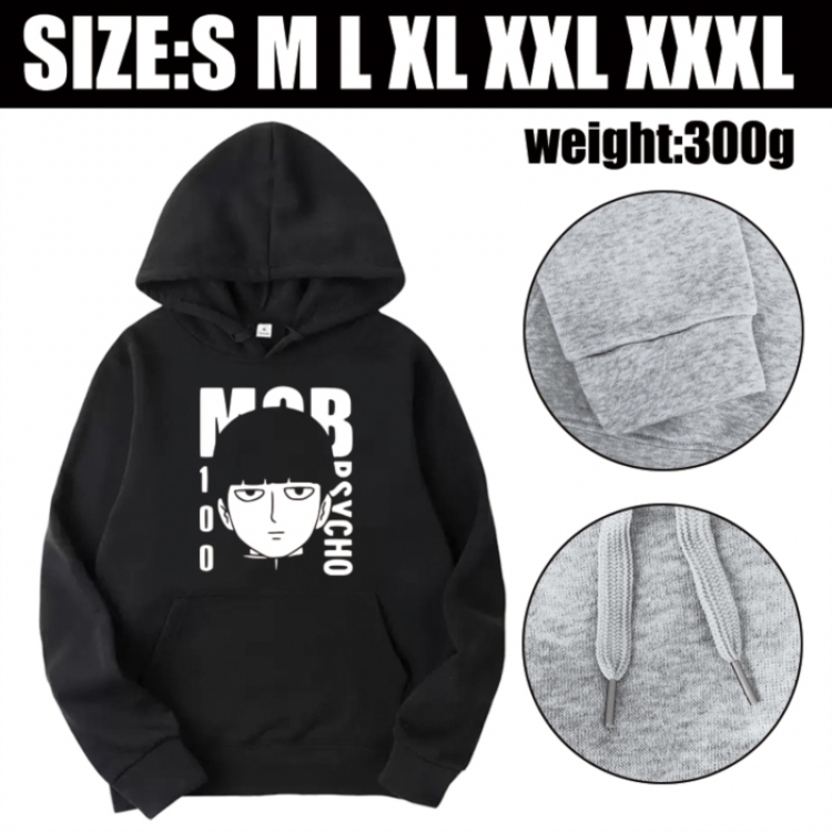 Mob Psycho 100 Anime printed hooded sweatshirt top from S to 3XL
