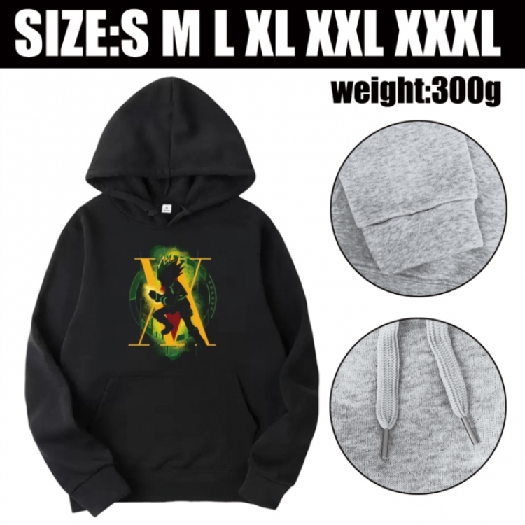 HunterXHunter Anime printed hooded sweatshirt top from S to 3XL